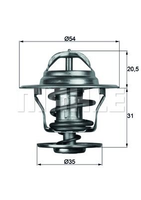 Termostat Lgn-astra-golf-jetta-passat-cordoba-ıbıza-toledo-caddy 87c