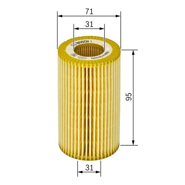 Yağ Filtresi Mercedes W203-w204-w211-w164-jeep Grand Cherokee 3.0 06-10 Chrysler 300