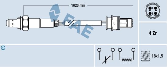 LAMBDA SENSÖRÜ M.BENZ 202 208 93-