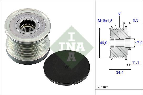 Alternatör Kasnağı Rulmanlı Bmw 1 E81-e87-e88 -bmw 3 E46-e90-e91-e92 -bmw 5 E60 -x1 E84-z4 E85