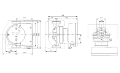 Grundfos MAGNA1 25-80 180 Frekans Konvertörlü Sirkülasyon Pompası