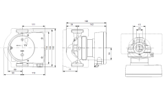 Grundfos MAGNA1 25-100 180 Frekans Konvertörlü Sirkülasyon Pompası