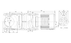 Grundfos MAGNA1 65-120 F 340 Frekans Konvertörlü Sirkülasyon Pompası