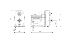 Grundfos SCALA2 3-45 A Kompakt Hidrofor