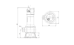 Grundfos Unilift AP35B.50.08.A1V Dalgıç Atık Su Drenaj Pompası