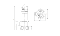 Grundfos Unilift AP50B.50.11.A1V Dalgıç Atık Su Pompası