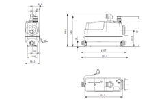 Grundfos SOLOLIFT2 CWC-3 Öğütücülü Atık Su Transfer İstasyonu