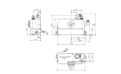 Grundfos SOLOLIFT2 WC-3 Öğütücülü Atık Su Transfer İstasyonu