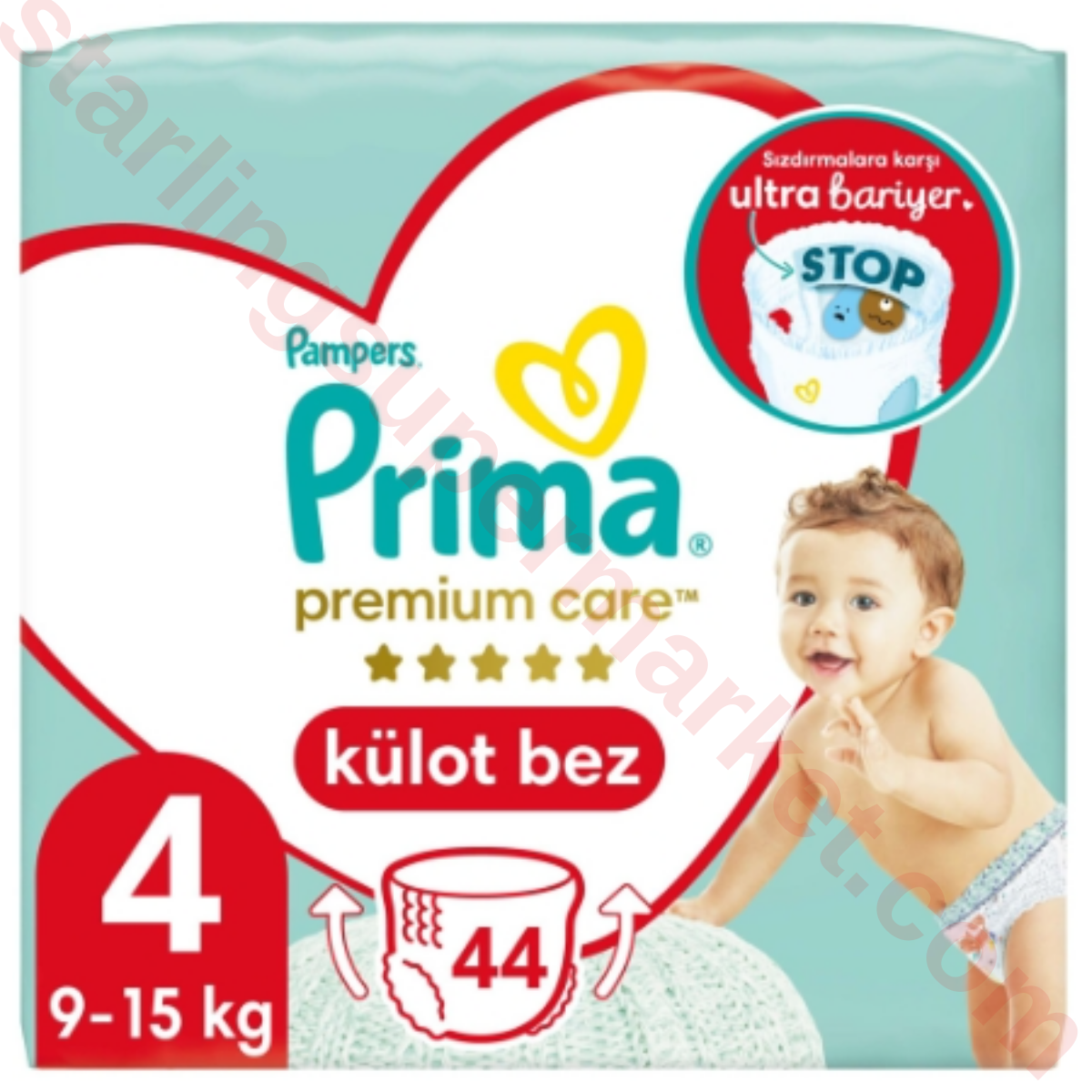 PRIMA PREMIUM CARE PANTS MAXI NO:4 9-15KG 44 LU