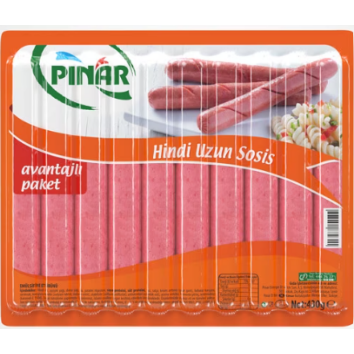 PINAR SOSIS HINDI UZUN 430 G