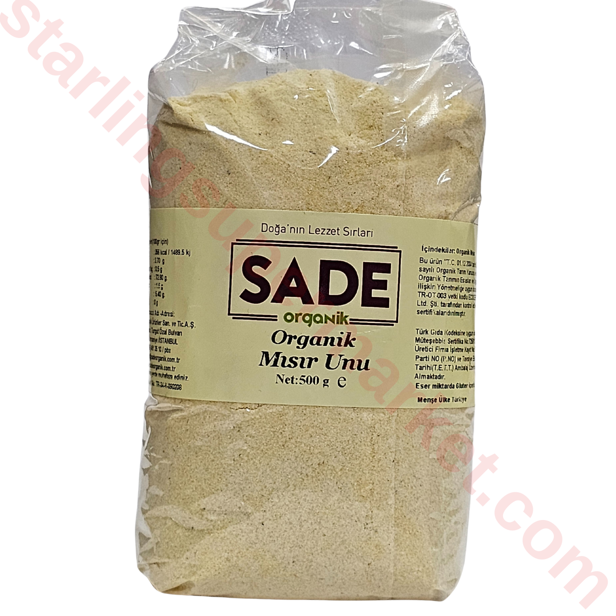 SADE ORGANIK MISIR UNU 500 G