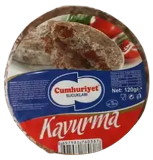 CUMHURIYET KAVURMA DILIMLI 120 G