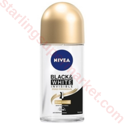 NIVEA ROLL ON KADIN B&W SMOOTH 50 ML