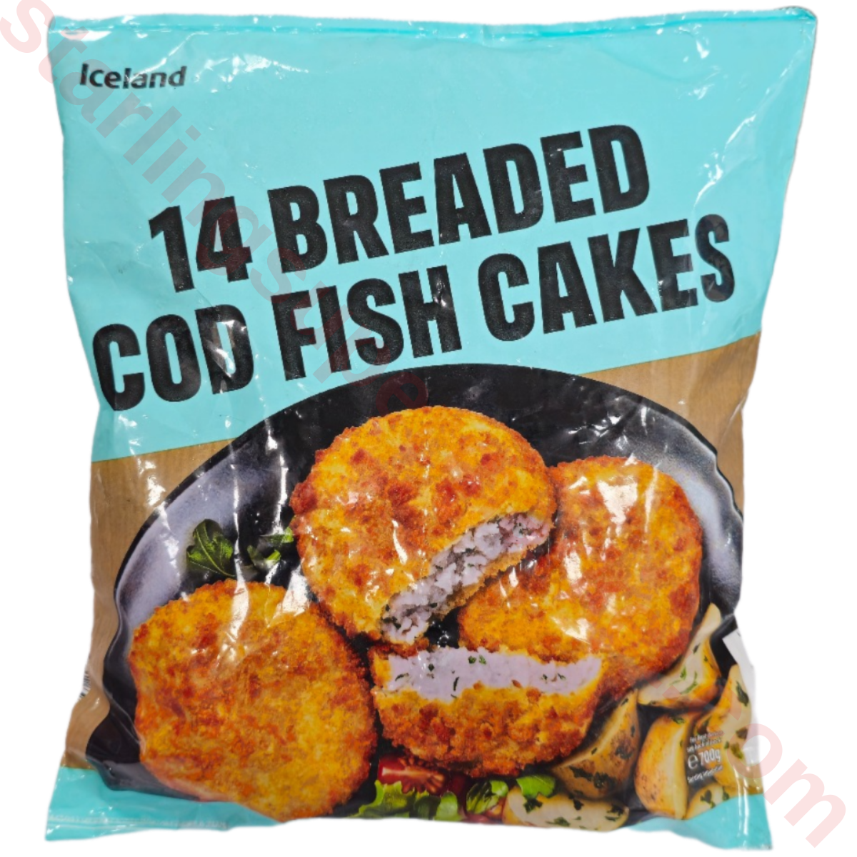 ICELAND BREADED COD FISHCAKES 14PK 700 G