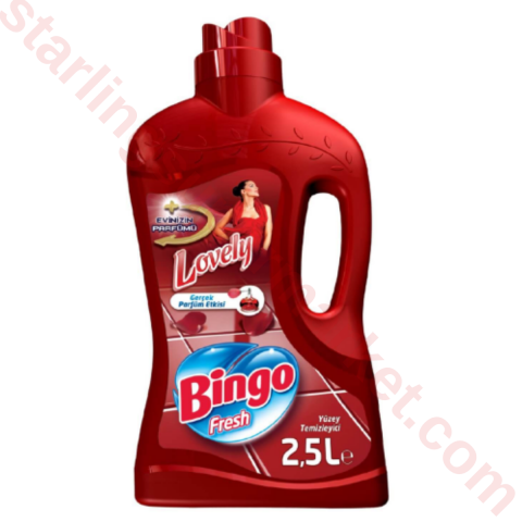 BINGO FRESH YUZEY TEMIZLEYICI LOVELY 2500 ML