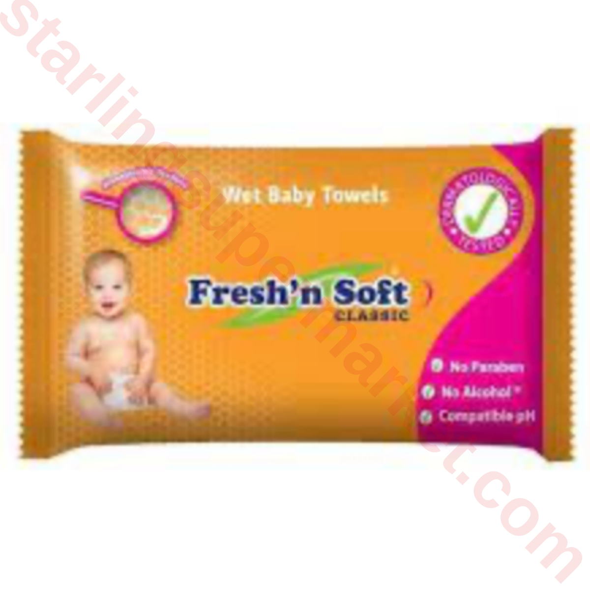 FRESHN SOFT ISLAK BEBE HAVLU KLASIK 50 LI