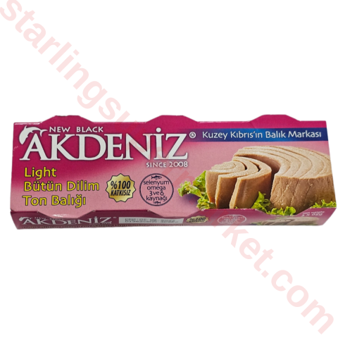 AKDENIZ TON LIGHT BUTUN DILIM 3*65 G