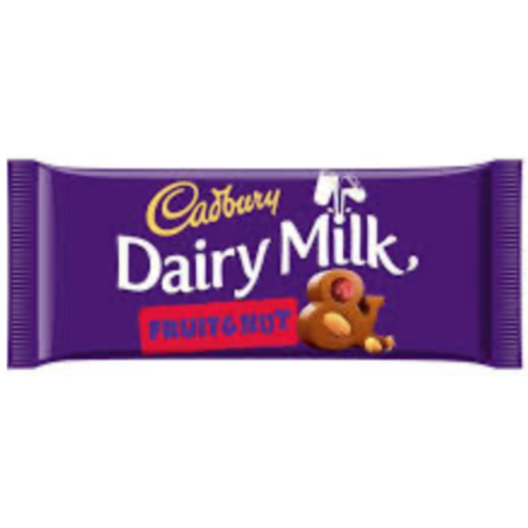 CADBURY CIKOLATA DAIRYMILK FRUIT&NUT 95 G