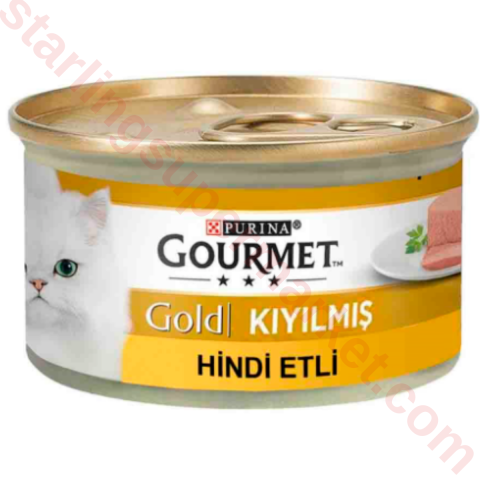 GOURMET GOLD KEDI MAMASI ISLAK HINDI ETLI 85 G