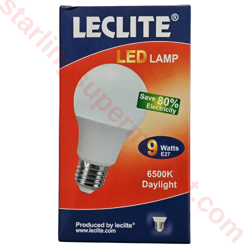 LECLITE AMPUL LED A60 9W E27 6500K
