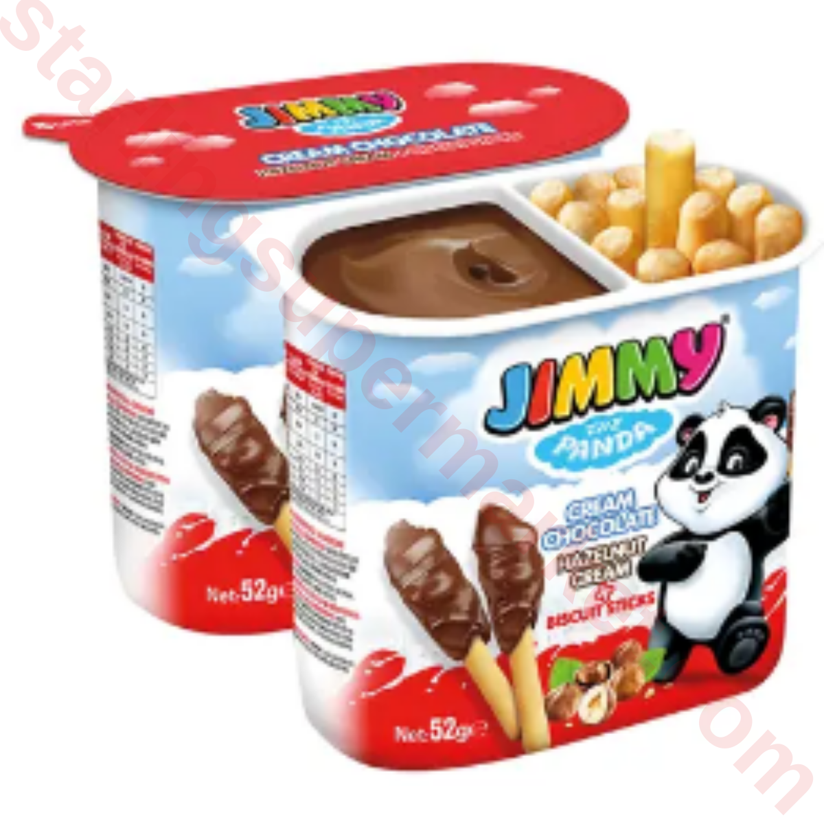 JIMMY CREAM CHOCOLATE W/STICK HAZELNUT 52 G