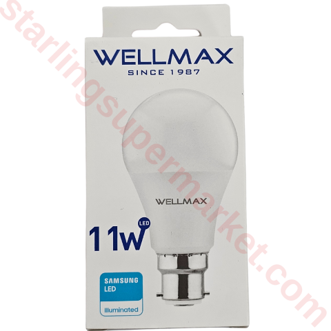 WELLMAX AMPUL LED 11W B22 6500 K