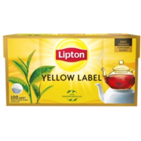 LIPTON CAY DEMLIK POSET YELLOW LABEL 100 LU