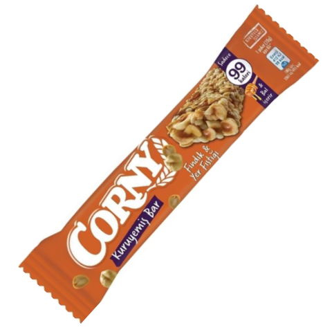 CORNY NUTS BAR HAZELNUT PEANUTS 99 CAL 20 G