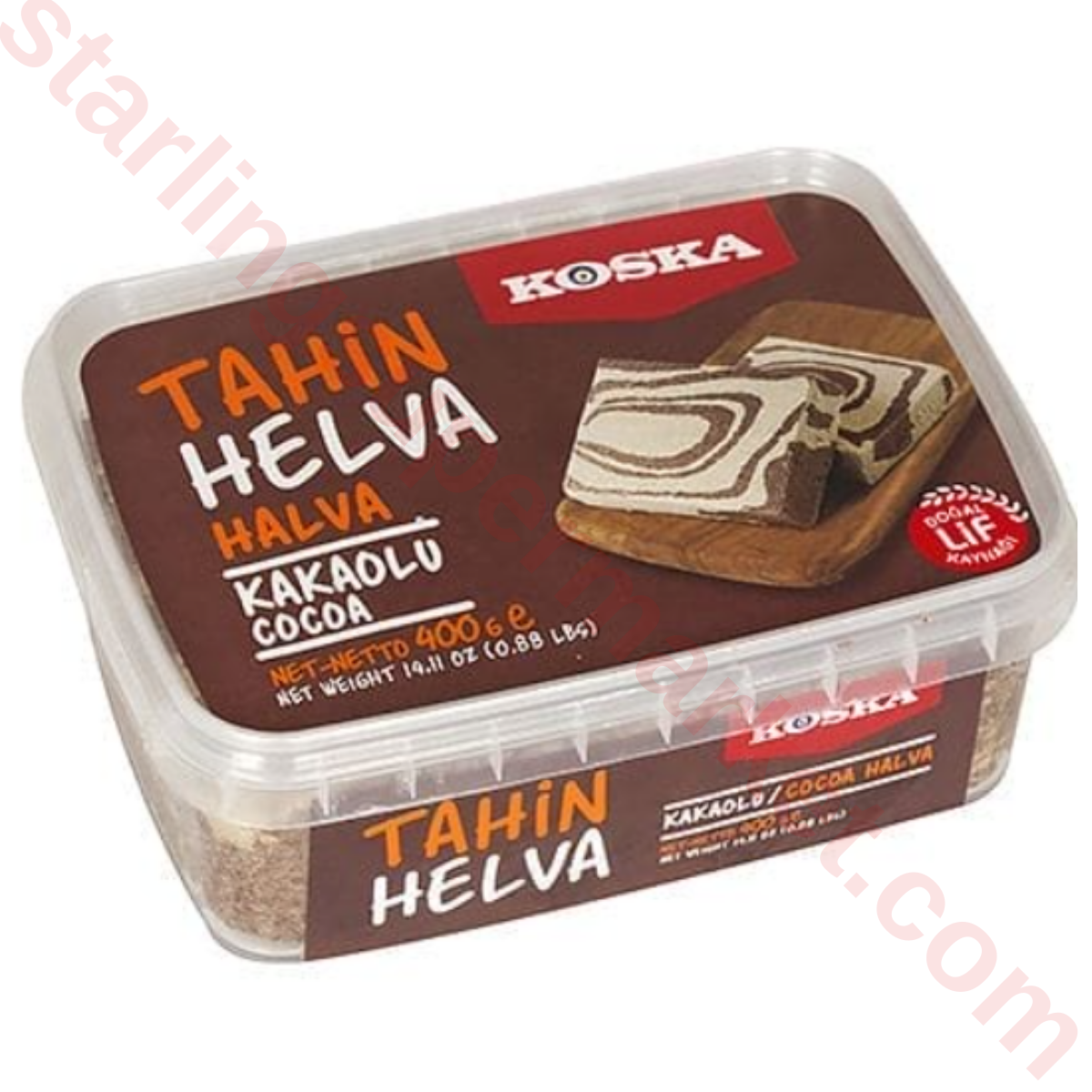 KOSKA HELVA TAHIN KAKAOLU KUTU 300 G