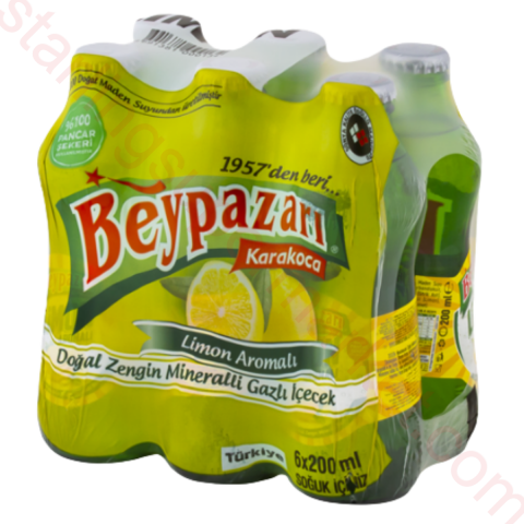 BEYPAZARI MADEN SUYU LIMON 6*200 ML