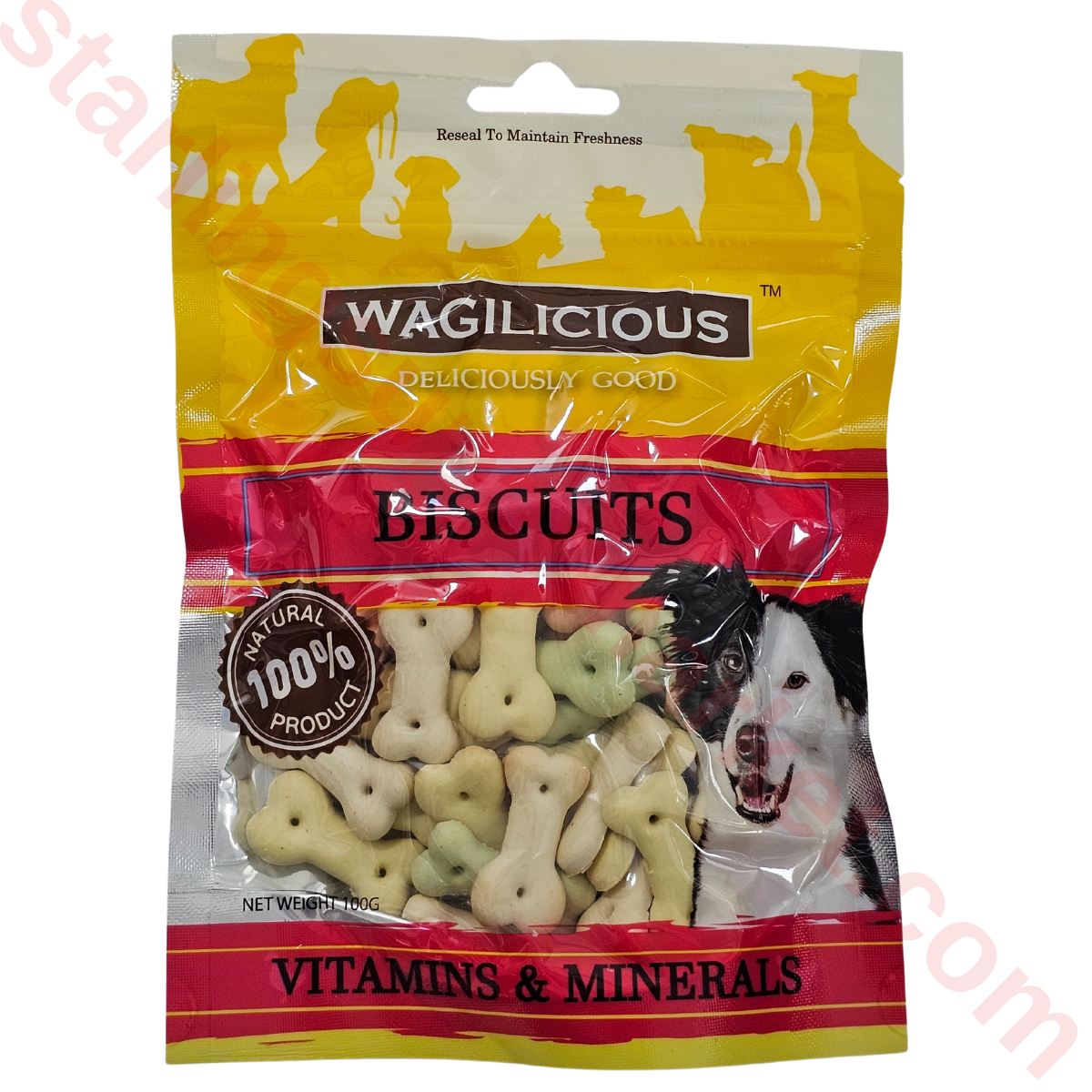 WAGILICIOUS DOG PRICE FOOD BISCUITS 100 G