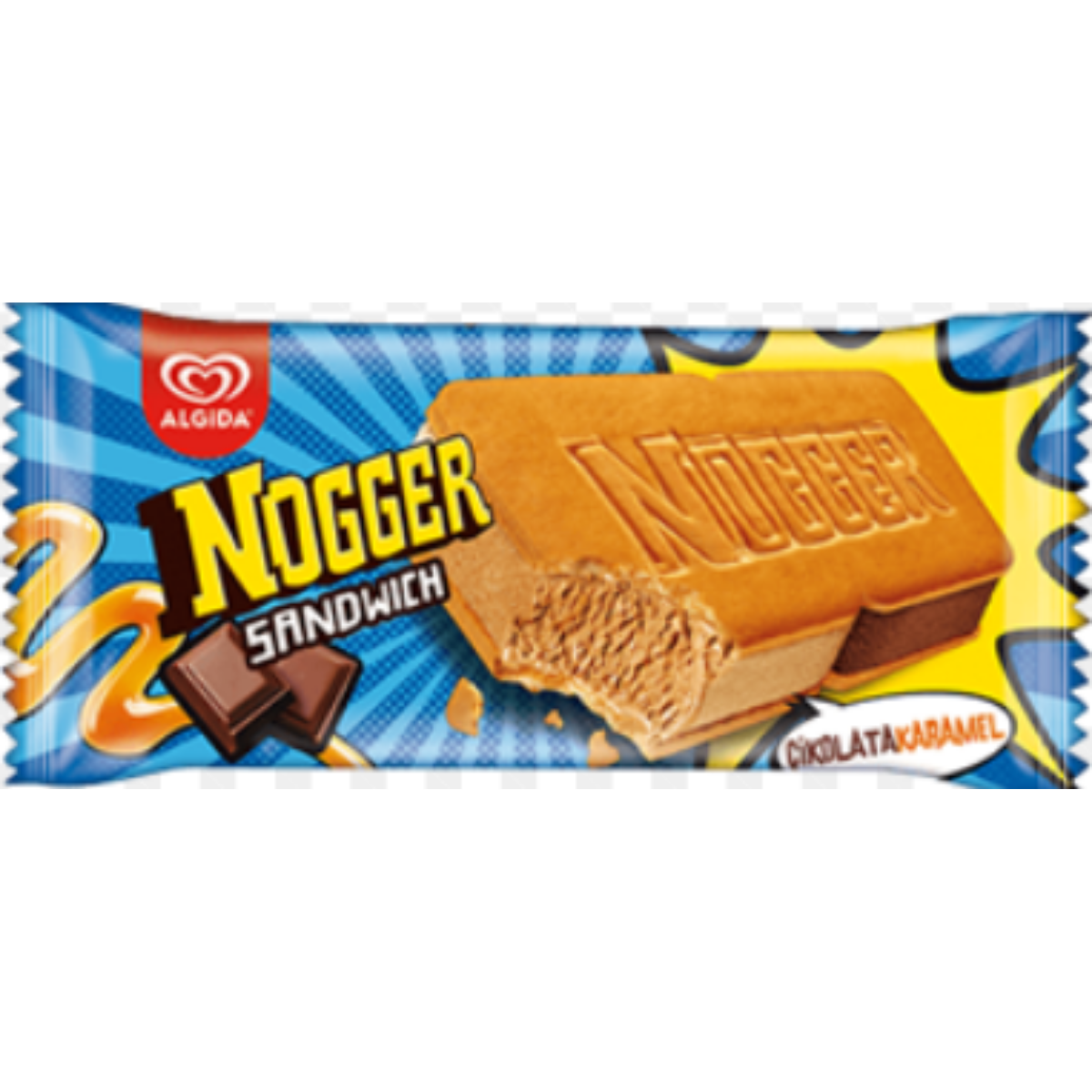 ALGIDA NOGGER SANDVIC CHOCOLATE 87 G