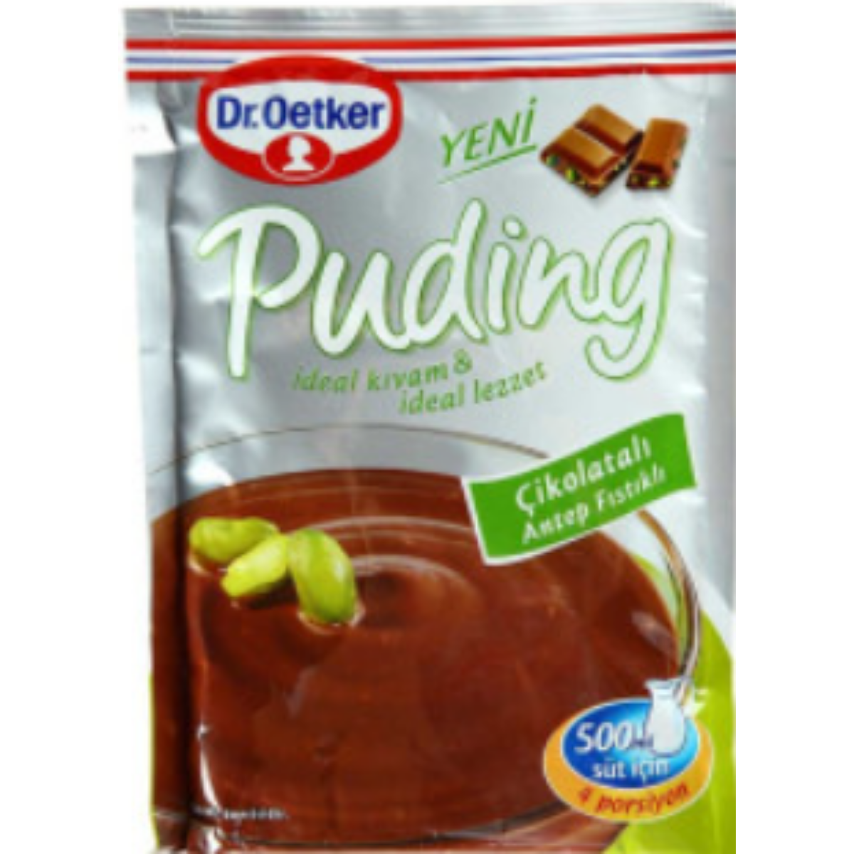 DR OETKER PUDDING WITH CHOCOLATE PISTachios 100 G
