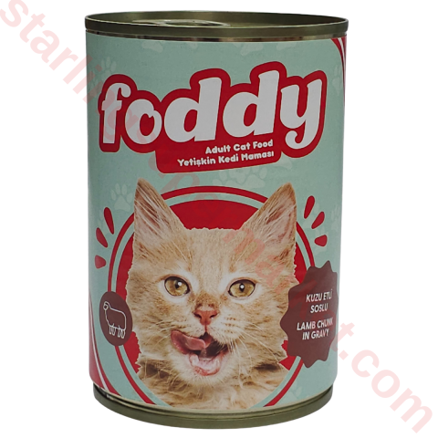 FODDY KEDI MAMASI ISLAK KUZU ETLI 400 G