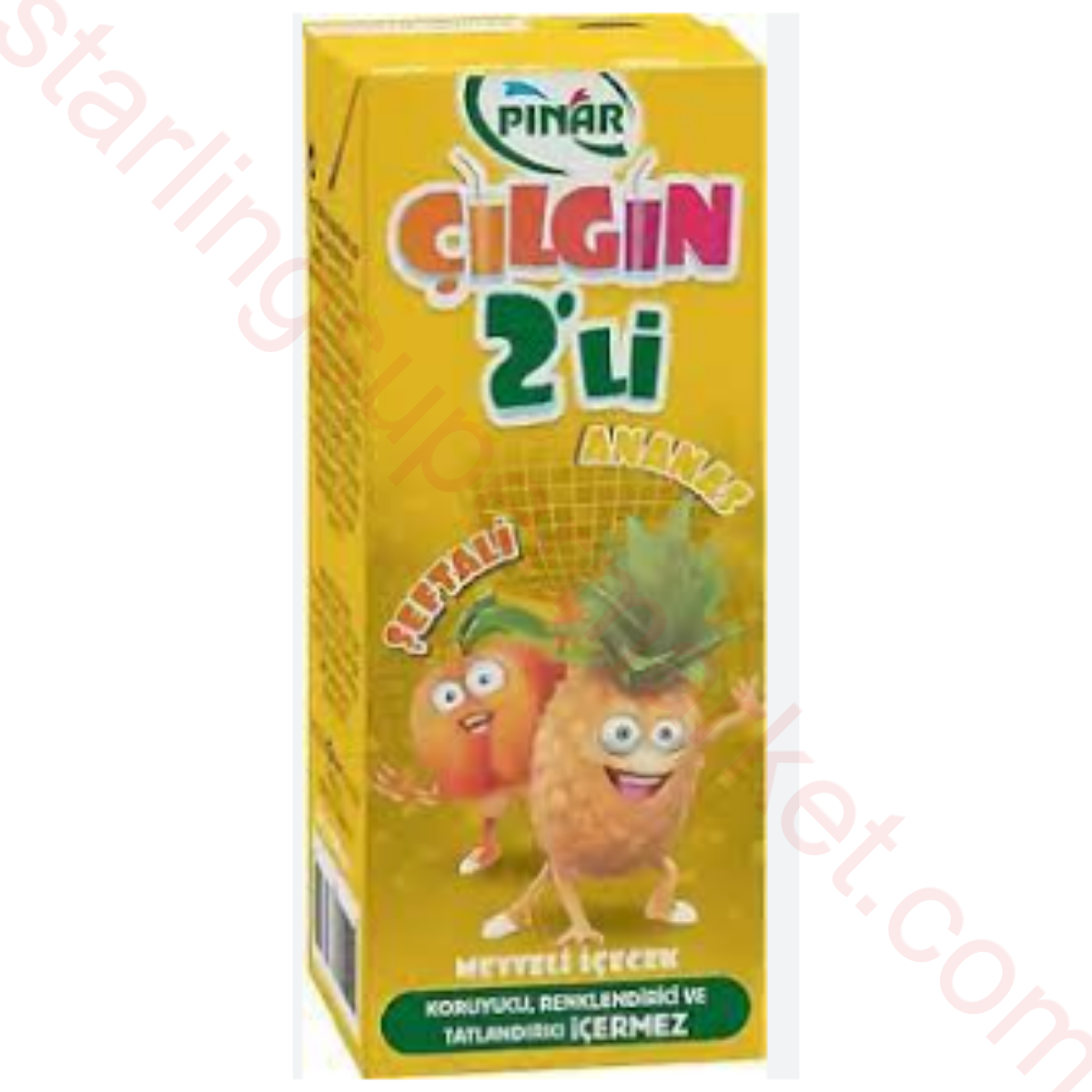 PINAR MEYVELI CILGIN 2 LI ANANAS-SEFTALI 200 ML