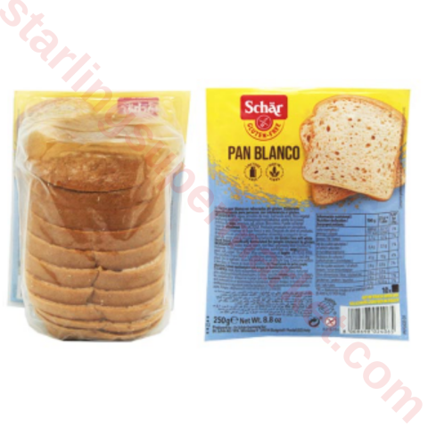 SCHAR GLUTENSIZ EKMEK PAN BLANCO 250 G