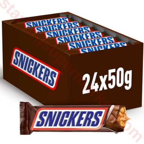 SNICKERS CHOCOLATE 50 G 24 LU