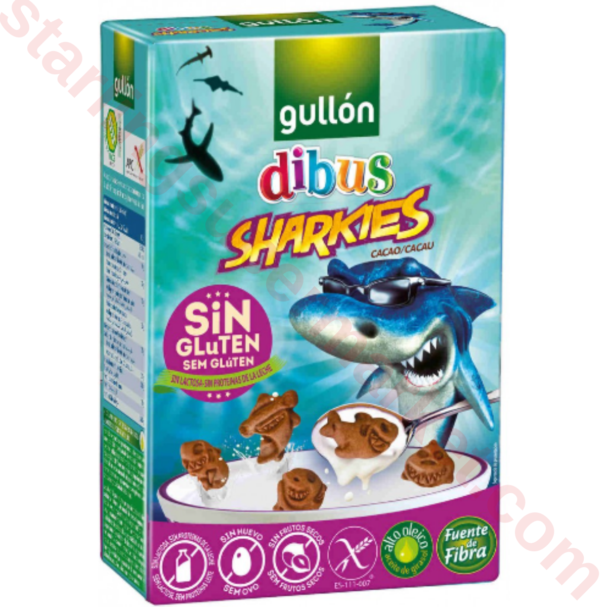 GULLON GLUTEN FREE D. SHARKIES 250 G