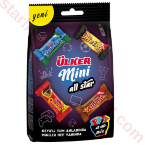 ULKER CIKOLATA ALL STAR MINI 91 G