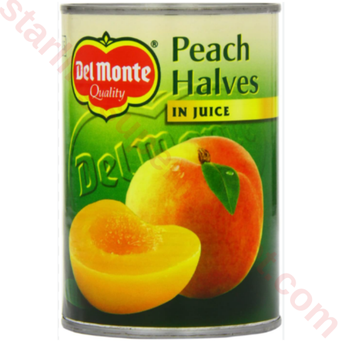 DELMONTE PEACH HALVES JUICE 415 G