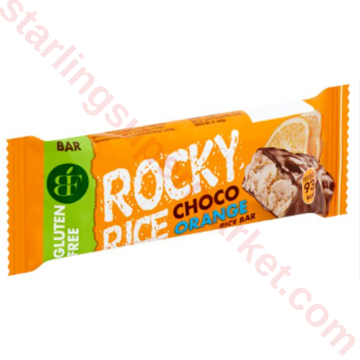 BENLIAN ROCKY RICE BAR CHOCO ORANGE GLUTENSIZ 18 G