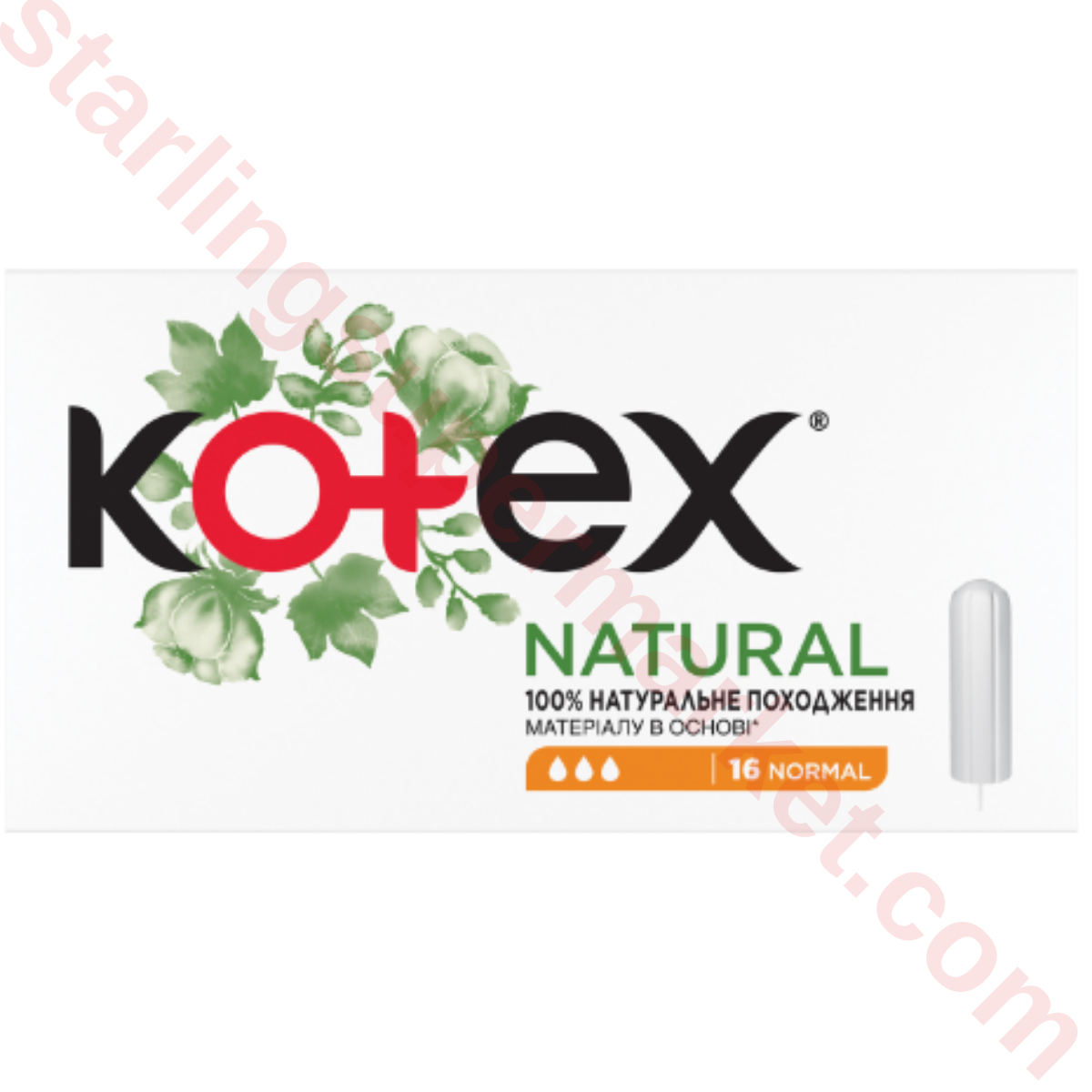 KOTEX NATURAL TAMPON NORMAL 16 LI