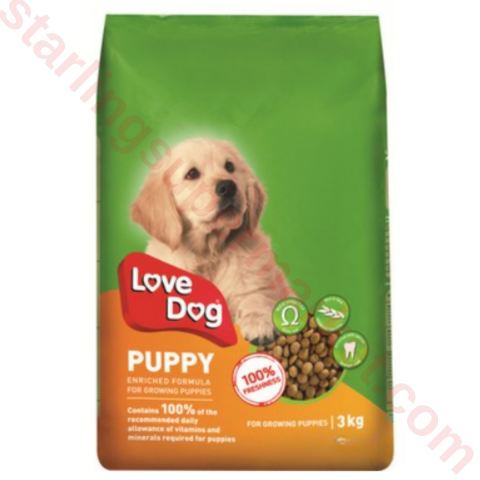 LOVE DOG KOPEK MAMASI KURU SMALL BITES 3 KG