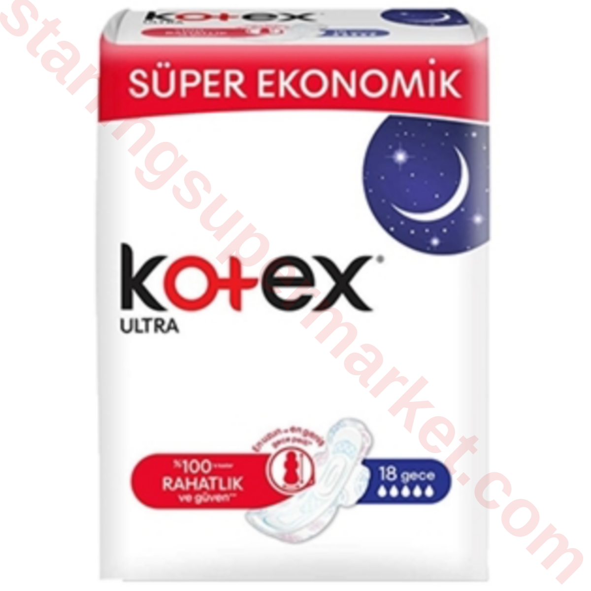 KOTEX ULTRA QUADRO GECE 16 LI