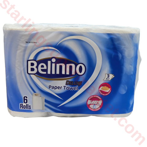 BELINNO ROLL TOWEL 6 PIECES