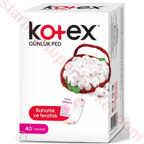 KOTEX ANYDAYS PARFUMLU NORMAL 34 LU