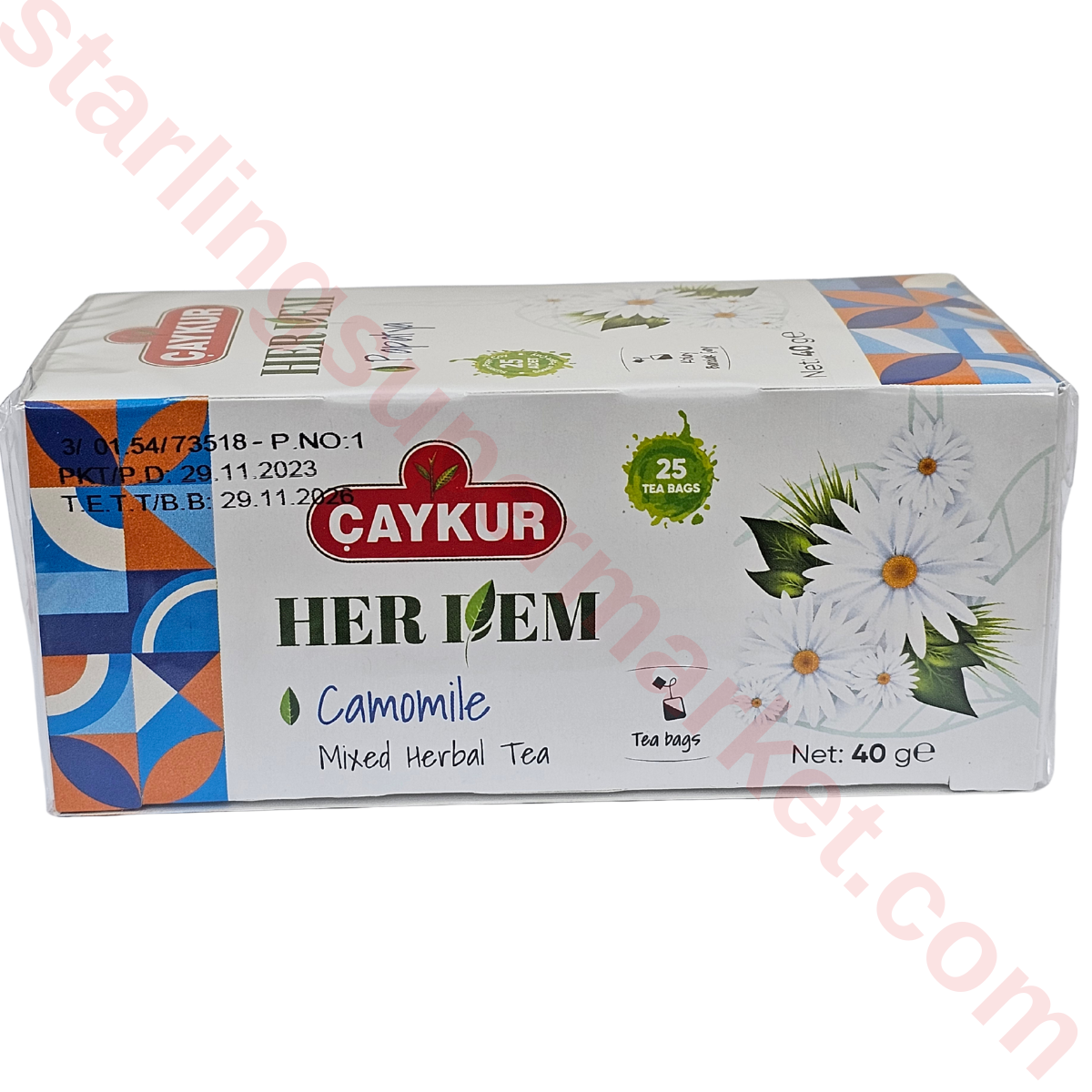 CAYKUR HERDEM BITKI CAYI YESIL PAPATYA 40 G