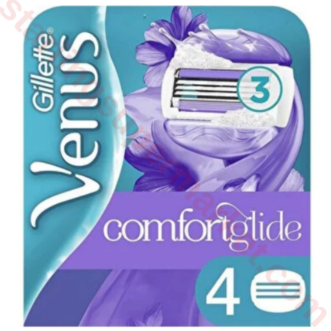 ЛЕЗВИЯ ДЛЯ БРИТЬЯ GILLETTE VENUS BREEZE, 4 УПАКОВКИ