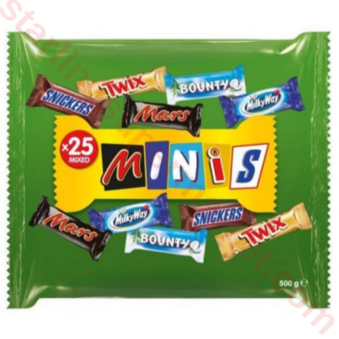 MIXED MINIS CHOCOLATE 500 G