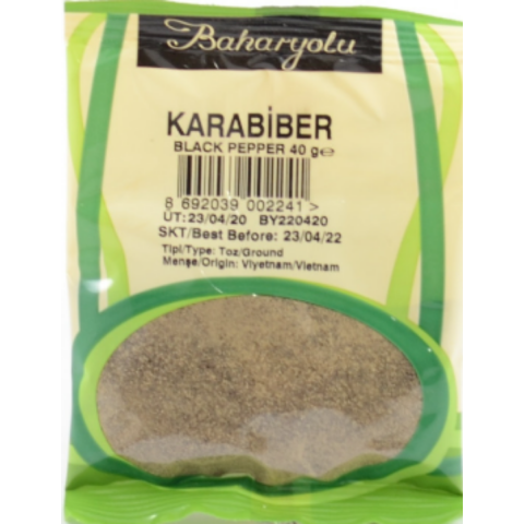 BAHARYOLU KARABIBER TOZ 40 G